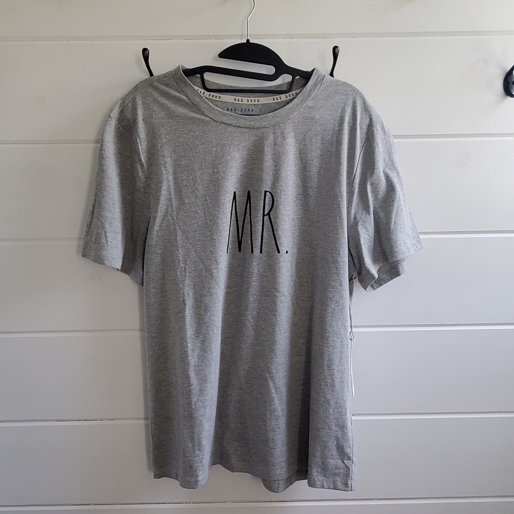Rae Dunn | NWT Gray Mr Tshirt